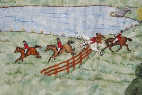 Adelaide Hunt on the Wall hanging Adelaide Hunt on the Wall hanging