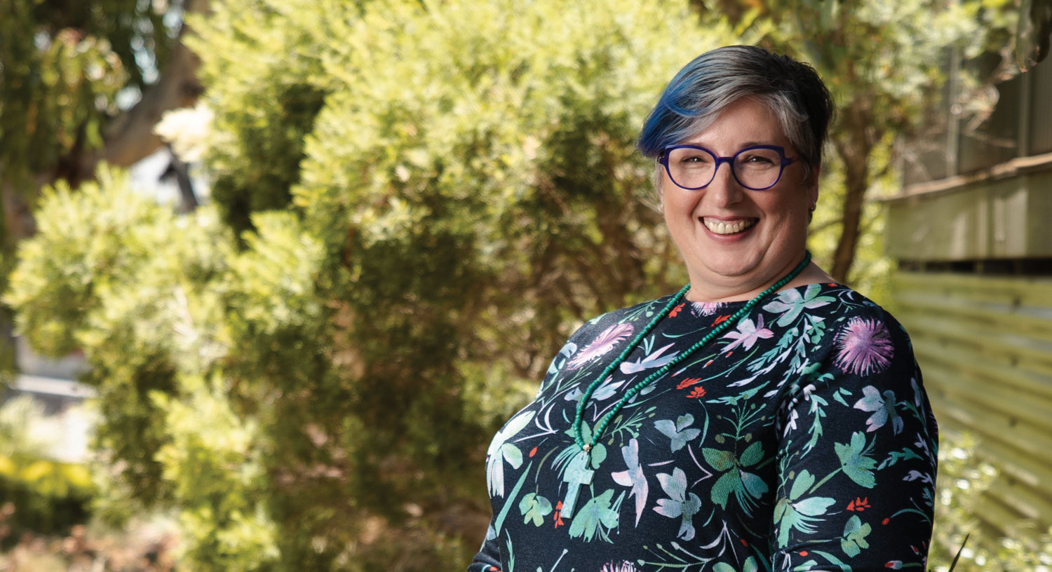 A portrait of Reverend Linda Driver