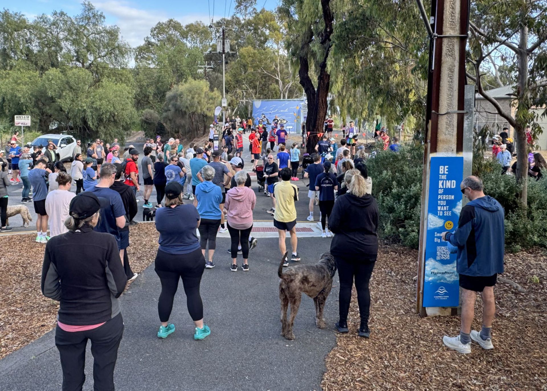 'Kindness stobie pole' at Lochiel Park