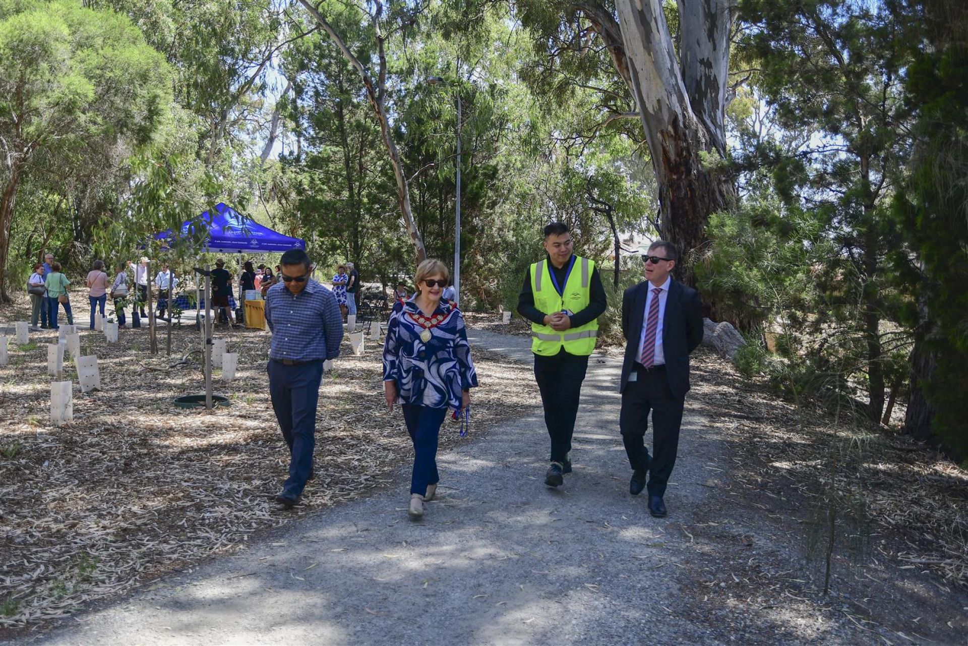 Guests at the Fourth Creek Morialta Parri Trail Project Launch