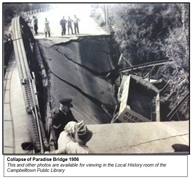 Paradise Bridge collapse Paradise Bridge collapse 1956