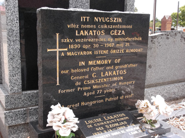 Geza Lakatos Headstone