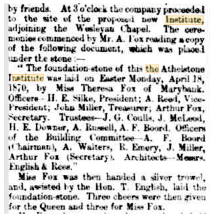Athelstone Institute Article 3