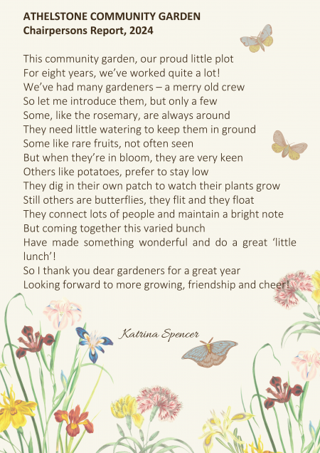 Athelstone Community Garden Poem