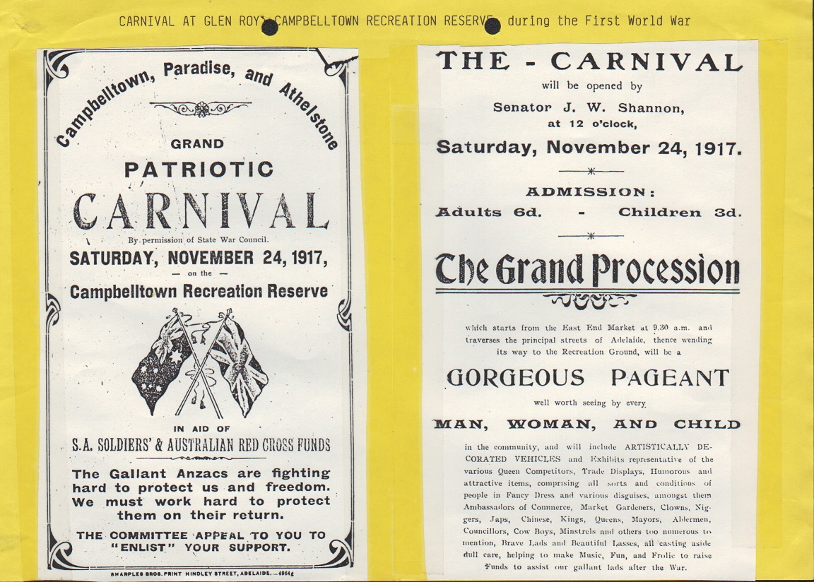 Agricultural Show Programme 1917