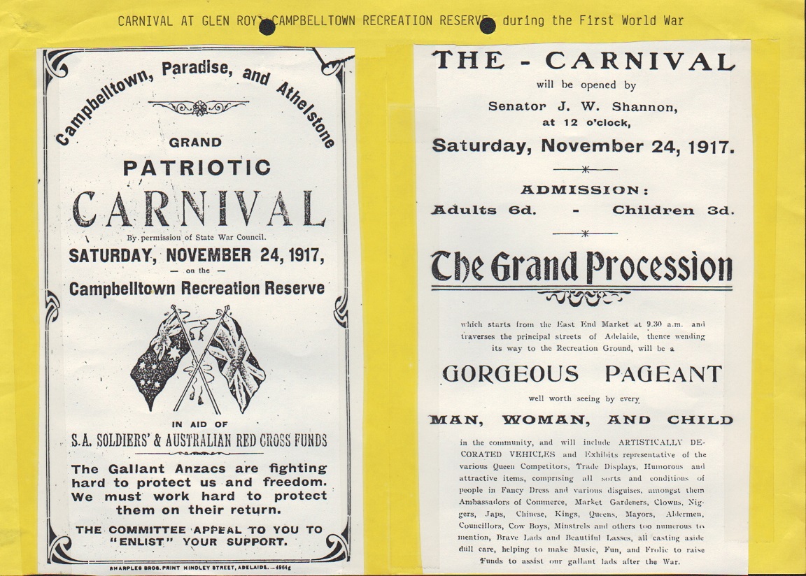 Agricultural Show Programme 1917 Agricultural Show Programme 1917