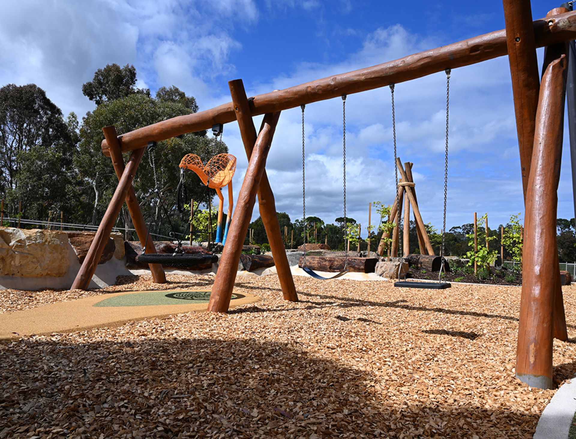 Thorndon Park Playground - Swings