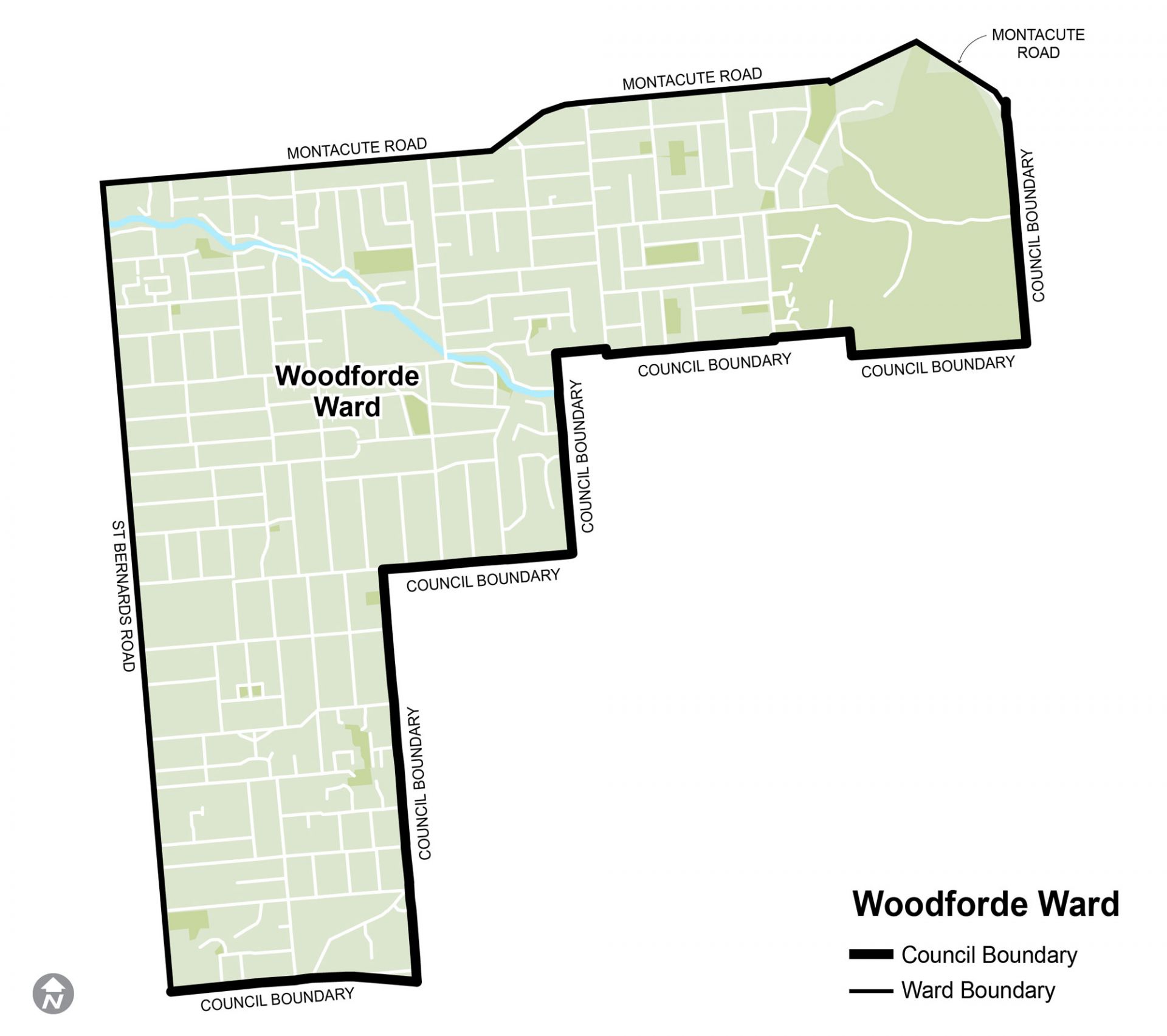 November 2026 Ward Map - Woodforde Ward