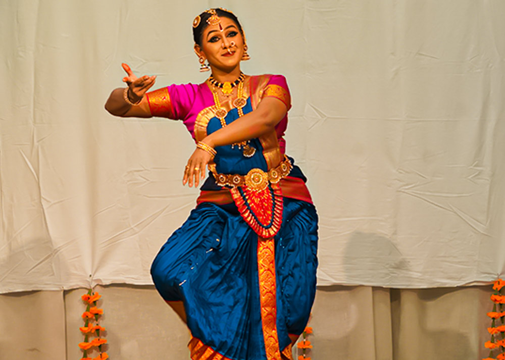 An Indian dancer.