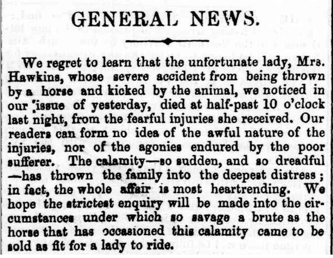 Mrs Hawkins article Mrs Hawkins article