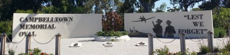 WWII Memorial at Campbelltown Memorial Oval Nov 2016