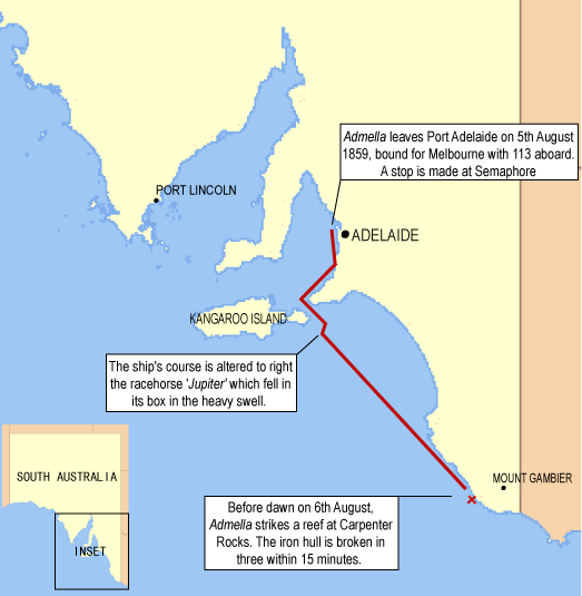 Admella last journey