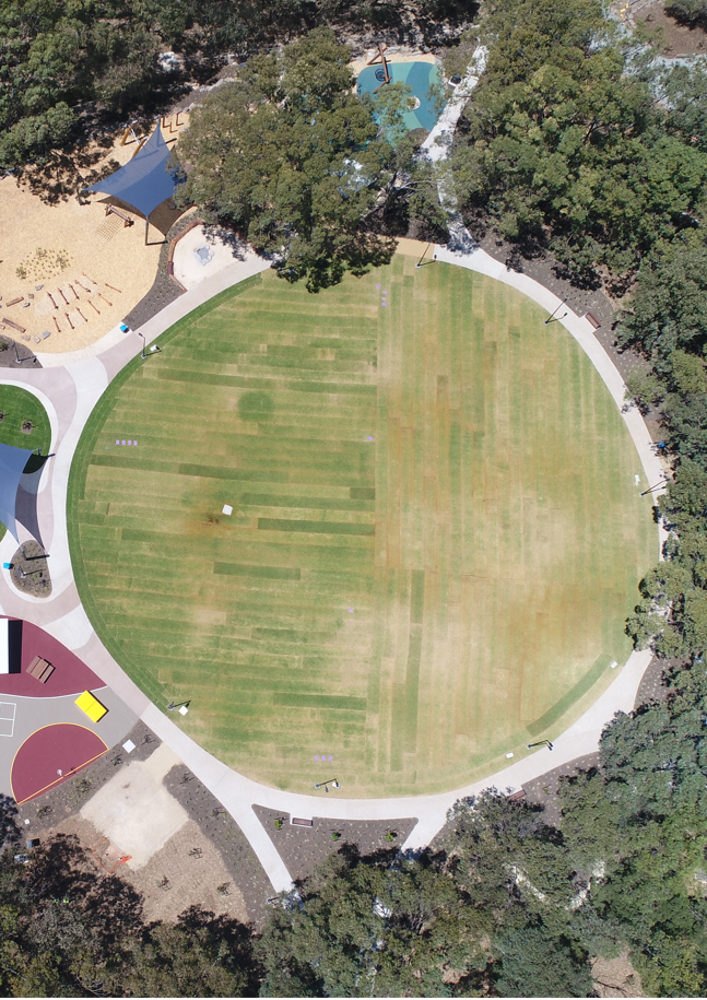 Paradise Recreation Plaza oval