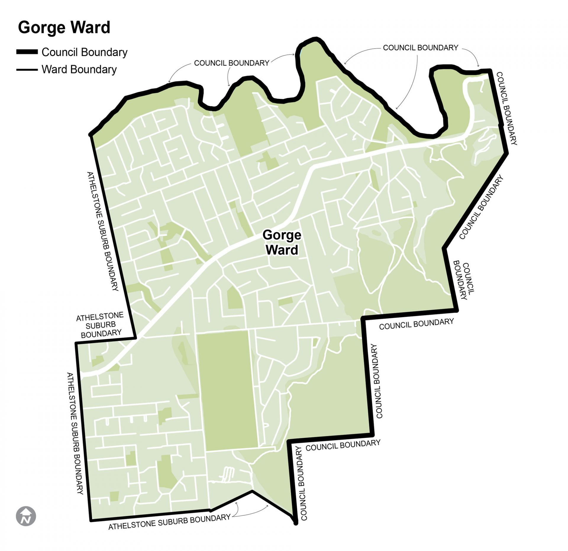 November 2026 Ward Map - Gorge Ward