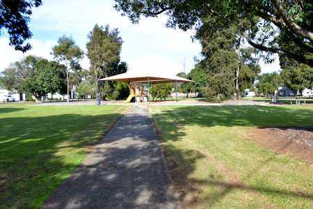 Galloway Reserve - Grassed area and Playground