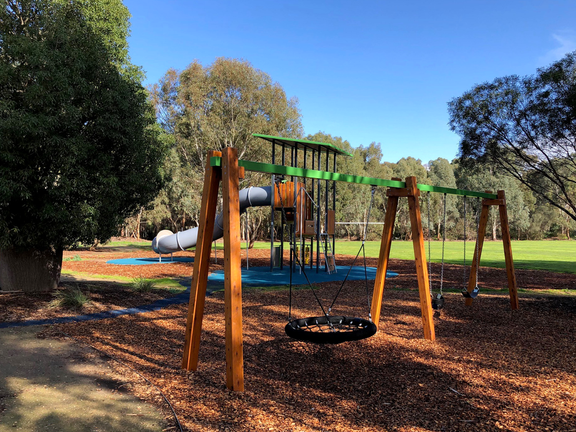 Lochiel Park Playground Swings