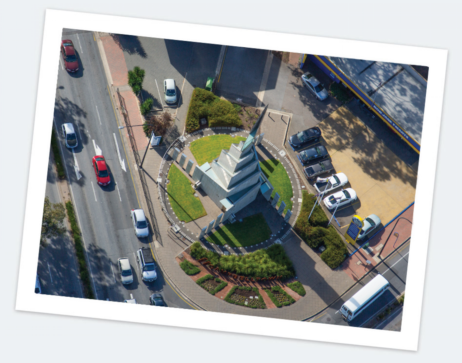 Migrant Monument Aerial View
