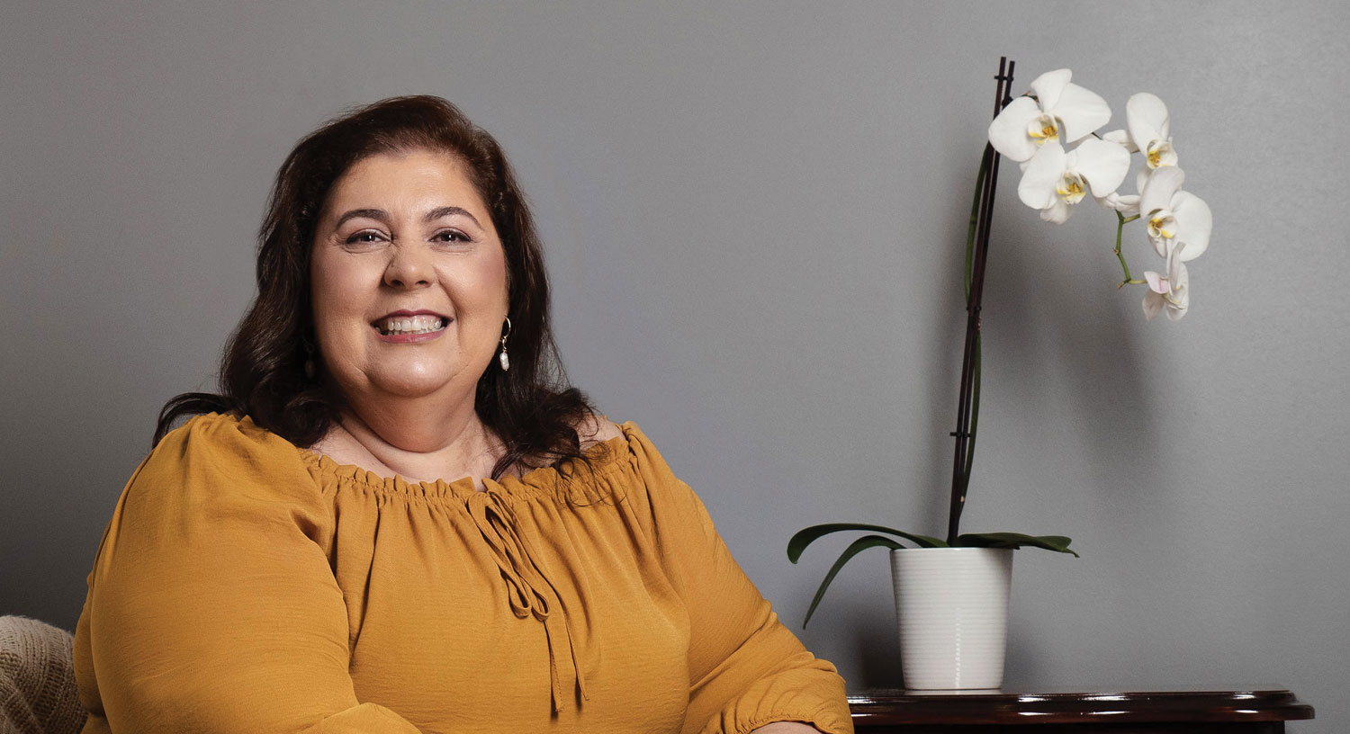 A portrait of Kathy Lilis