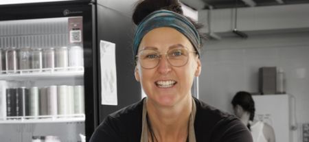 Business owner Lisa, from Daly Coffee Kick.