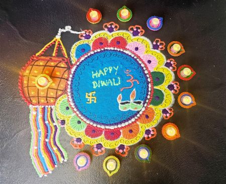 Indian rangoli