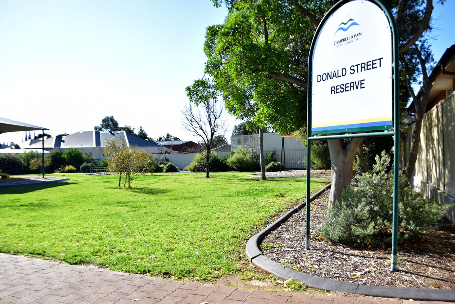 Donald Street Reserve Sign