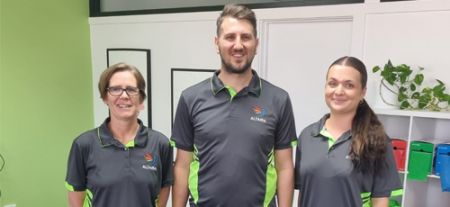 Three Altaira team members smiling