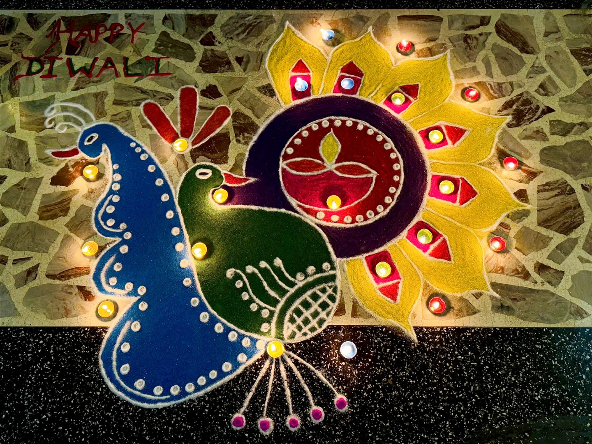 Indian rangoli