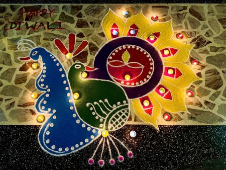 Indian rangoli