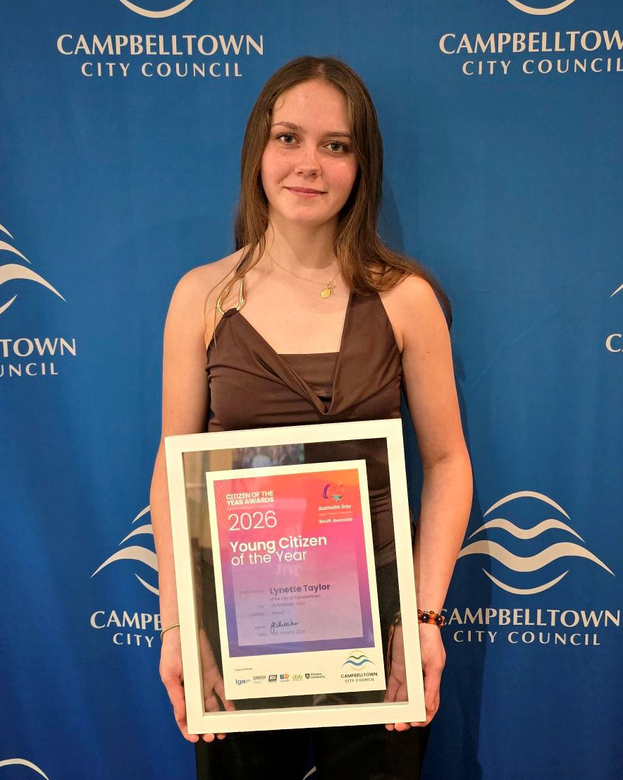 Ms Lynette Taylor 2026 Young Citizen of the Year Award Winner