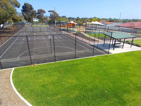 An aerial view of Playford Road Reserve