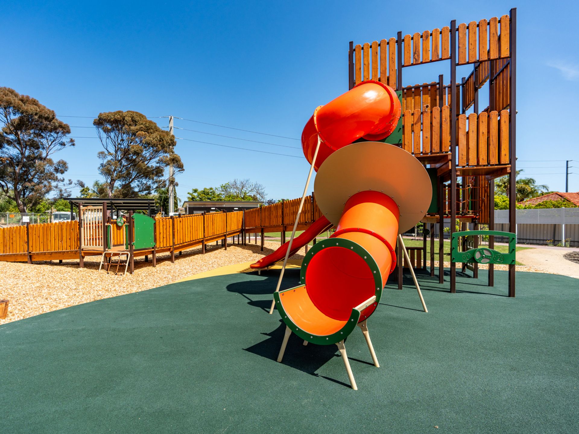 Playford Road Reserve playground slide